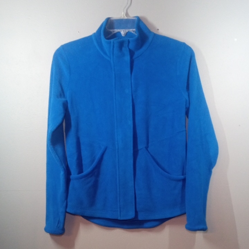 T By Talbot Women's Blue Fleece Jacket Size Small
